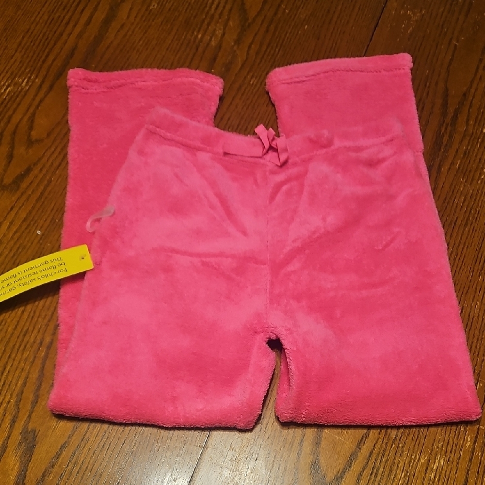 Bobbie Brooks Bright Pink Plush Girl's Pants